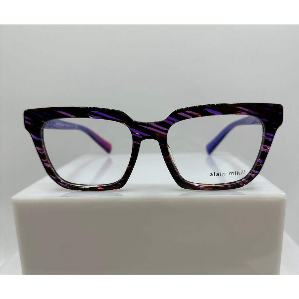 Alain Mikli A03149 003 Savane Violet Fuxia Purple Unisex Square Frames 54-18-145
